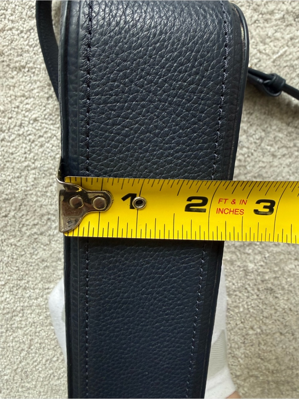 kate spade New York Navy Pebbled Leather Crossbody Bag - Picture 8 of 8